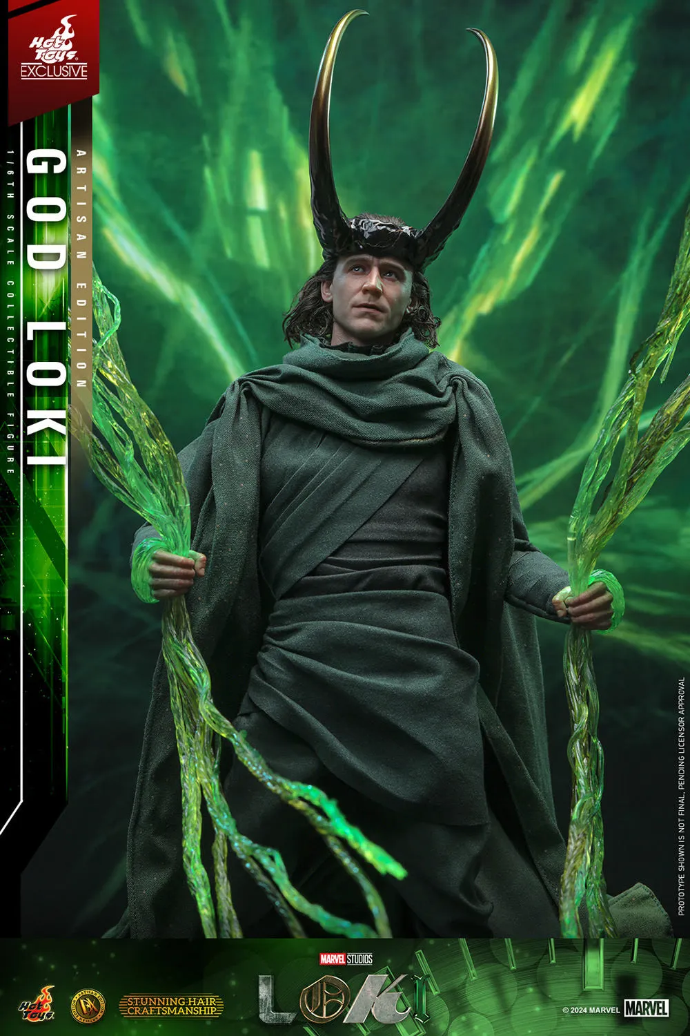 HOT TOYS MARVEL'S 1/6TH SCALE GOD LOKI COLLECTIBLE FIGURE (ARTISAN EDITION) - DX41AE