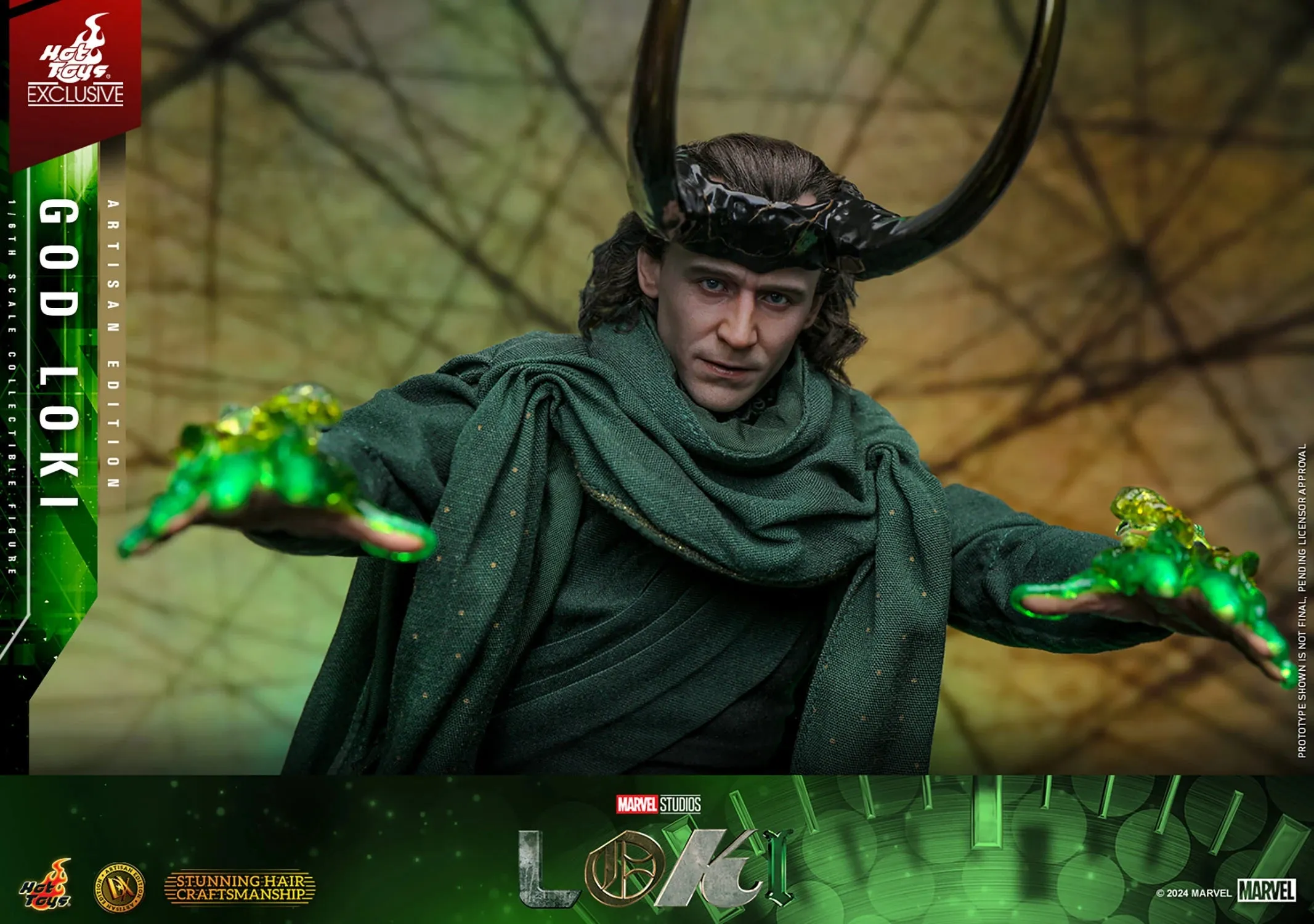 HOT TOYS MARVEL'S 1/6TH SCALE GOD LOKI COLLECTIBLE FIGURE (ARTISAN EDITION) - DX41AE