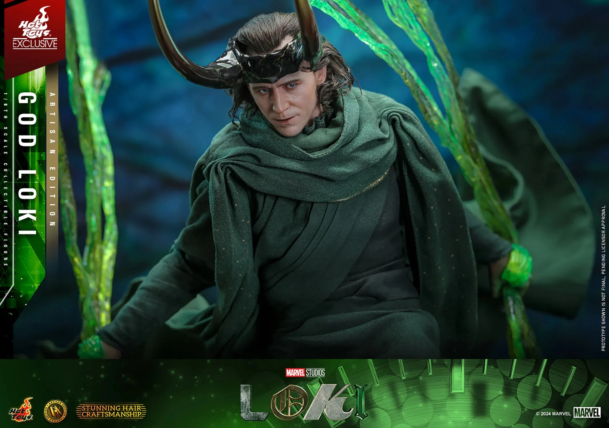 HOT TOYS MARVEL'S 1/6TH SCALE GOD LOKI COLLECTIBLE FIGURE (ARTISAN EDITION) - DX41AE