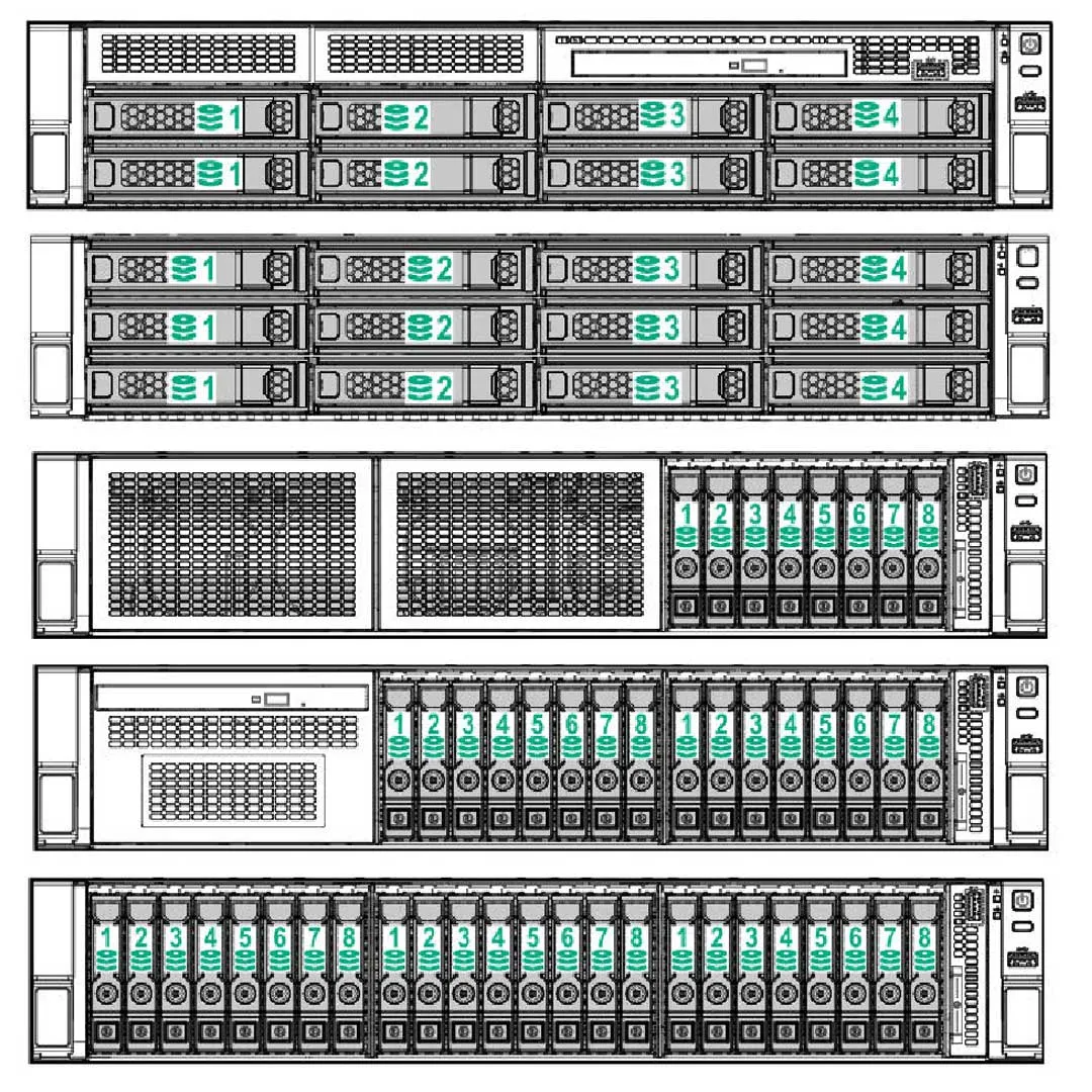 HPE ProLiant DL180 Gen10 4208 2.1GHz 8-core 1P 16GB-R P816i-a 12LFF 500W PS Server | P37151-B21