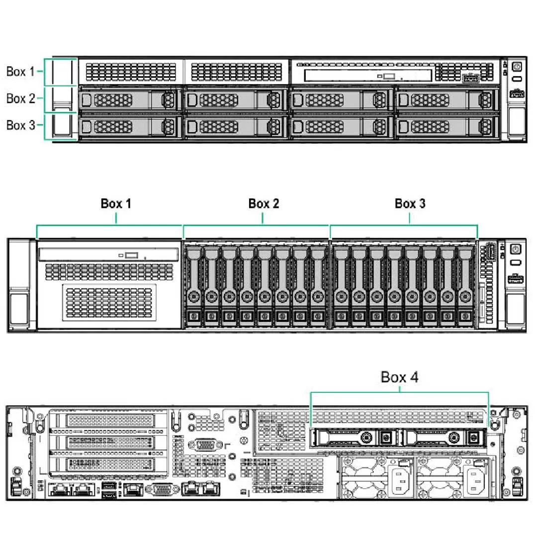 HPE ProLiant DL180 Gen10 4208 2.1GHz 8-core 1P 16GB-R P816i-a 12LFF 500W PS Server | P37151-B21