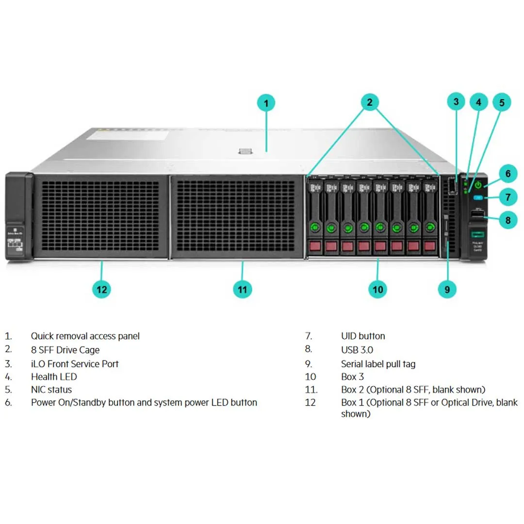 HPE ProLiant DL180 Gen10 CTO Rack Server