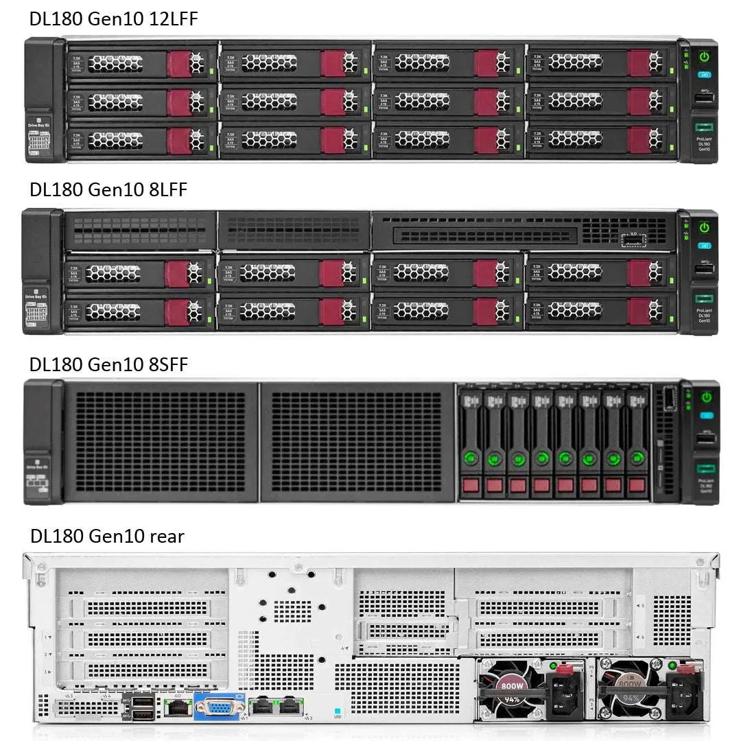 HPE ProLiant DL180 Gen10 CTO Rack Server