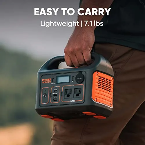 Jackery Portable Power Station Explorer 300, 293Wh Backup Lithium Battery, 110V/300W Pure Sine Wave AC Outlet, Solar Generator for Outdoors Camping Travel Hunting Blackout (Solar Panel Optional)