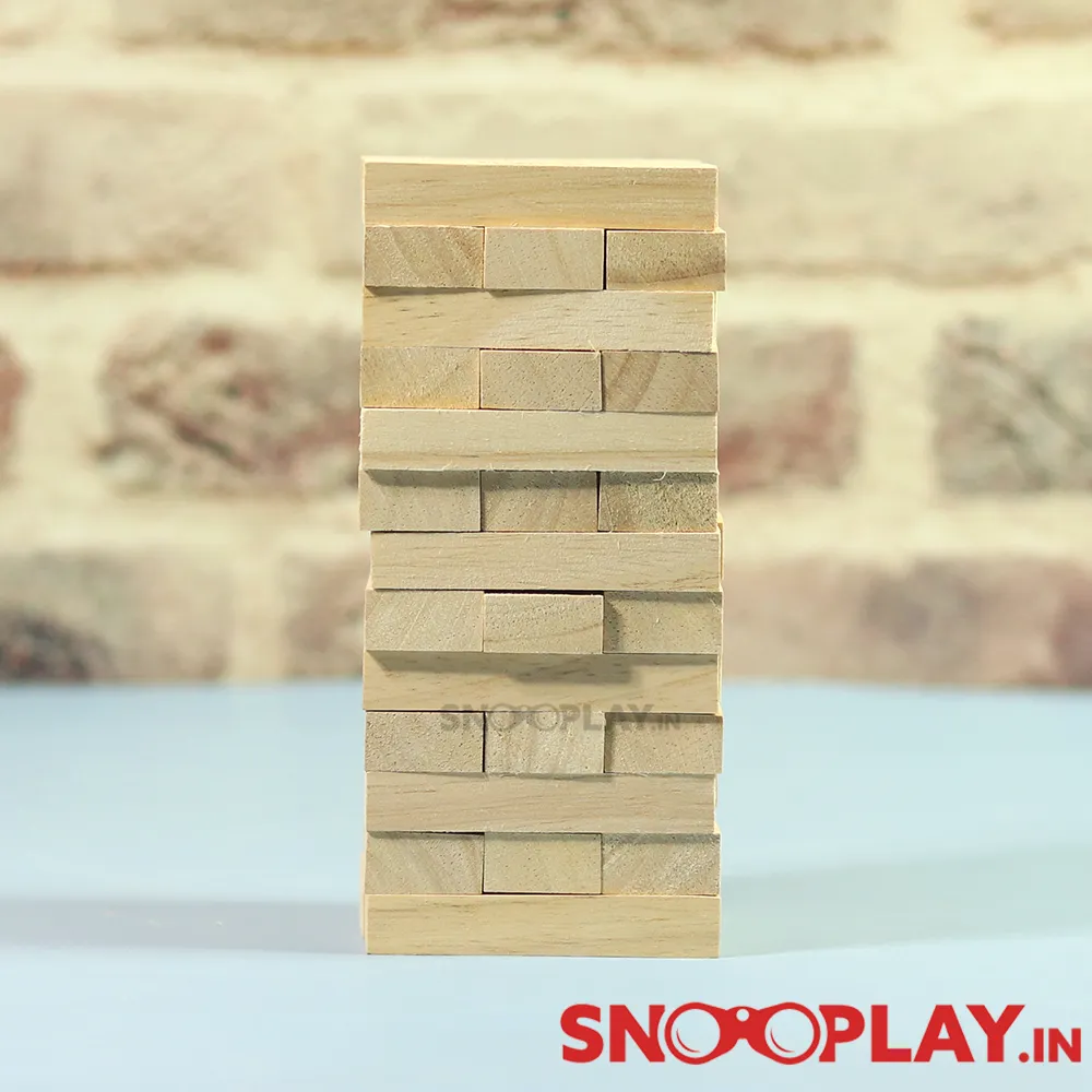 Jenga Junior (Wooden Blocks Stacking Tumbling Tower)