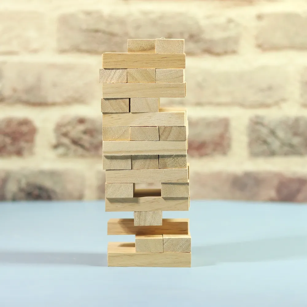 Jenga Junior (Wooden Blocks Stacking Tumbling Tower)