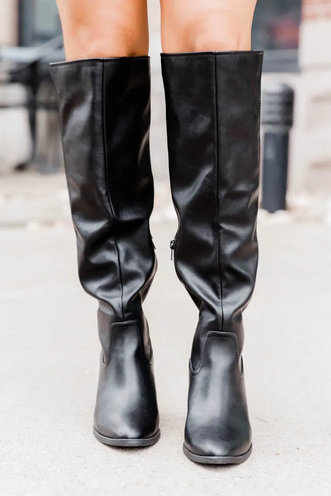 Kinsley Black Tall Boots FINAL SALE