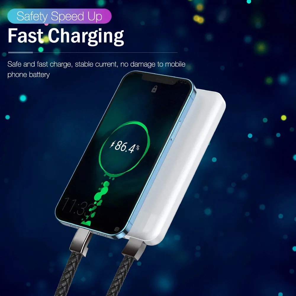 Leather Bracelet USB Cable Portable Fast Charging For All Mobile Phone