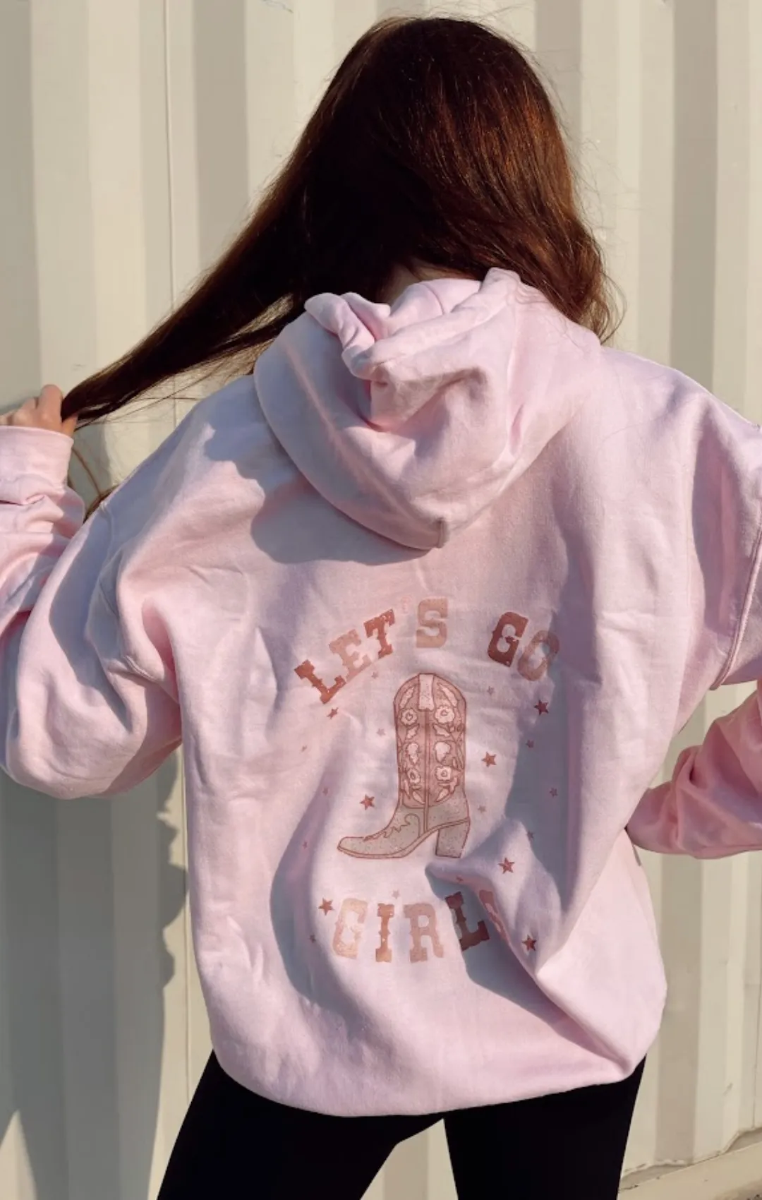 Let's Go Girls Boot Hoodie