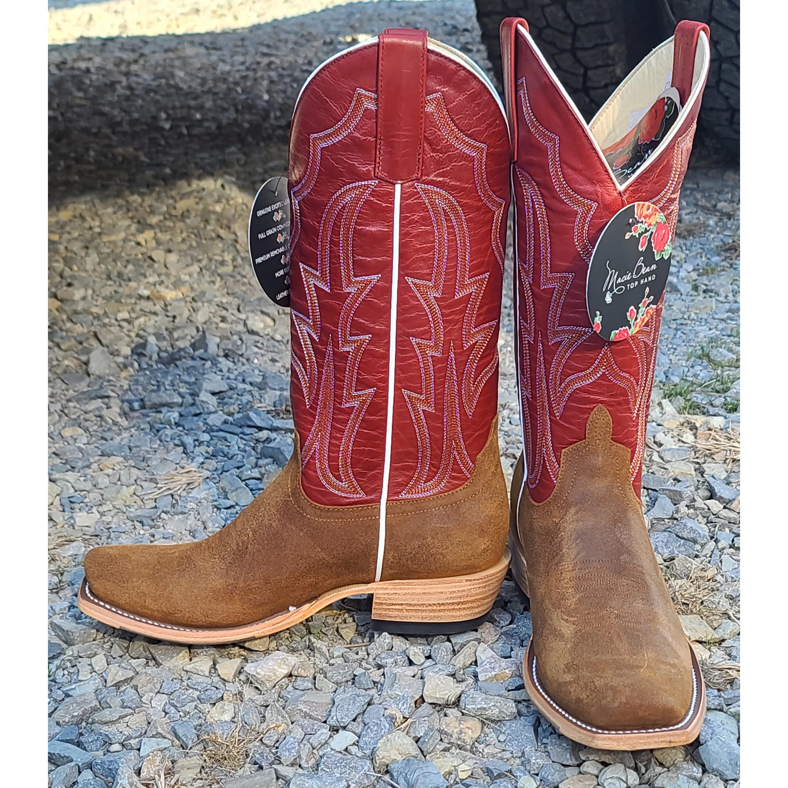 Macie Bean Brown Rough Out Boot