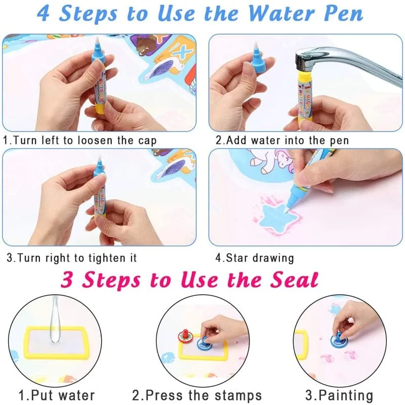 Magic Water Coloring Mat