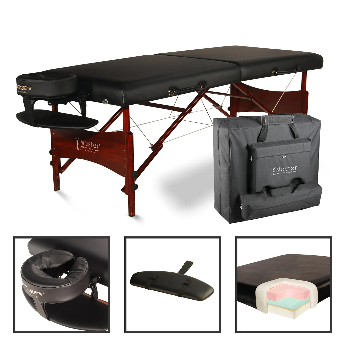 Master Massage 70cm Newport Portable Massage Table Package with Best Selling Size