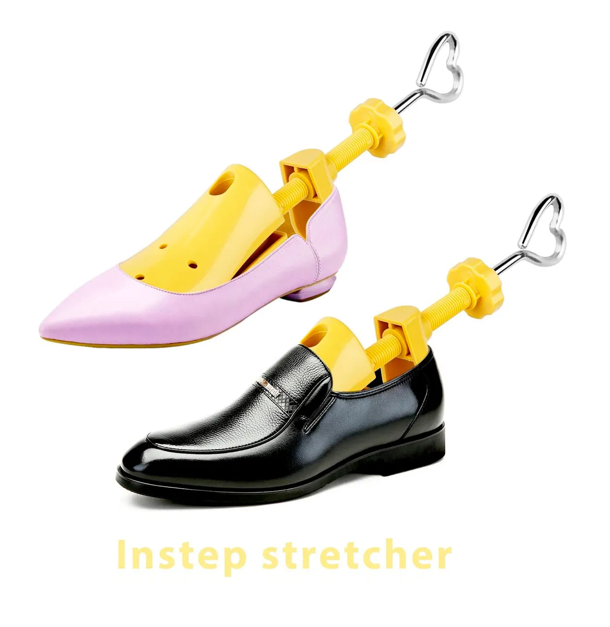 Miserwe Shoe Instep Stretcher and Lenghth Stretcher with Carrying Bag Pair of Professional 4-Way Adjustable