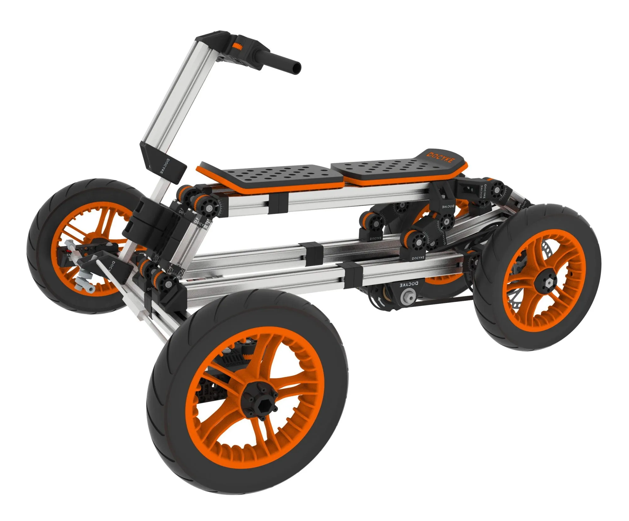 Modular design High-strength material electric innovation kart, more than 20 kinds of assembly methods, suitable for outdoor sports, parent-child interaction