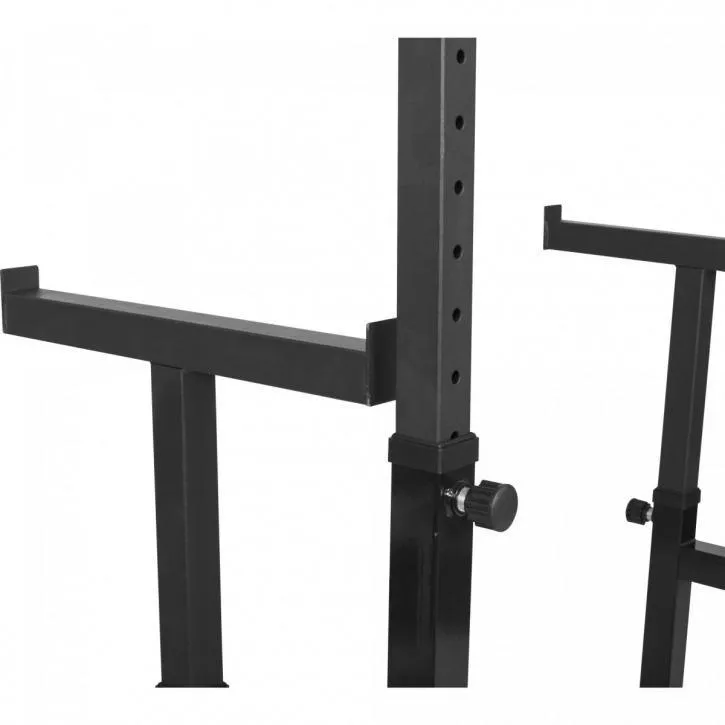 Multi Squat Rack with Barbell Bar and 30KG Vinyl Weights (Combo)