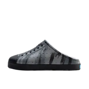 Native Jefferson French Terry Big Kids - Gravity Grey Marble / Jiffy Black