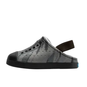 Native Jefferson French Terry Little Kids - Gravity Grey Marble / Jiffy Black