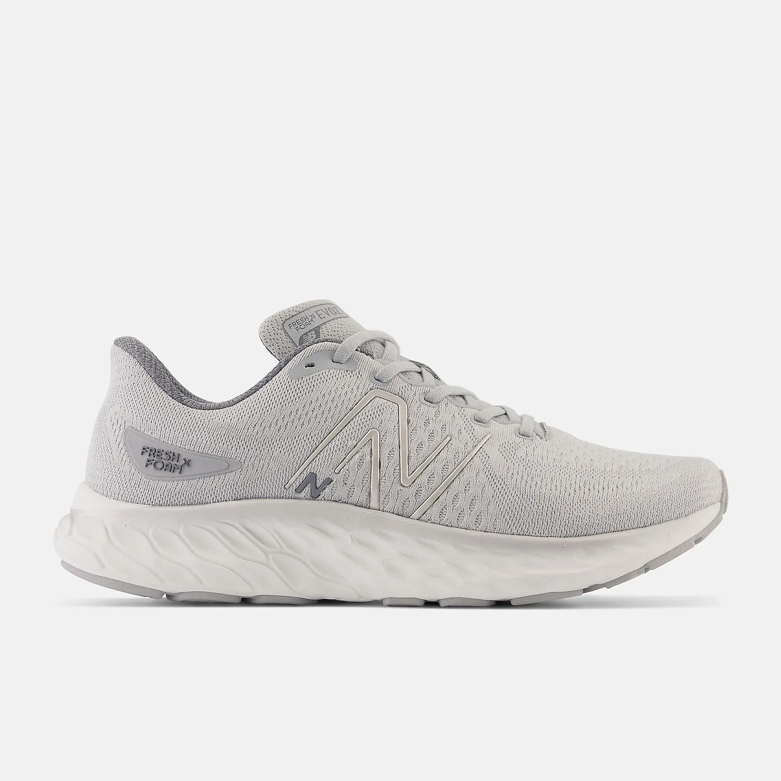 New Balance Men's Fresh Foam X EVOZ v3 Shoes - Graphite / Aluminum Grey / Silver Metallic