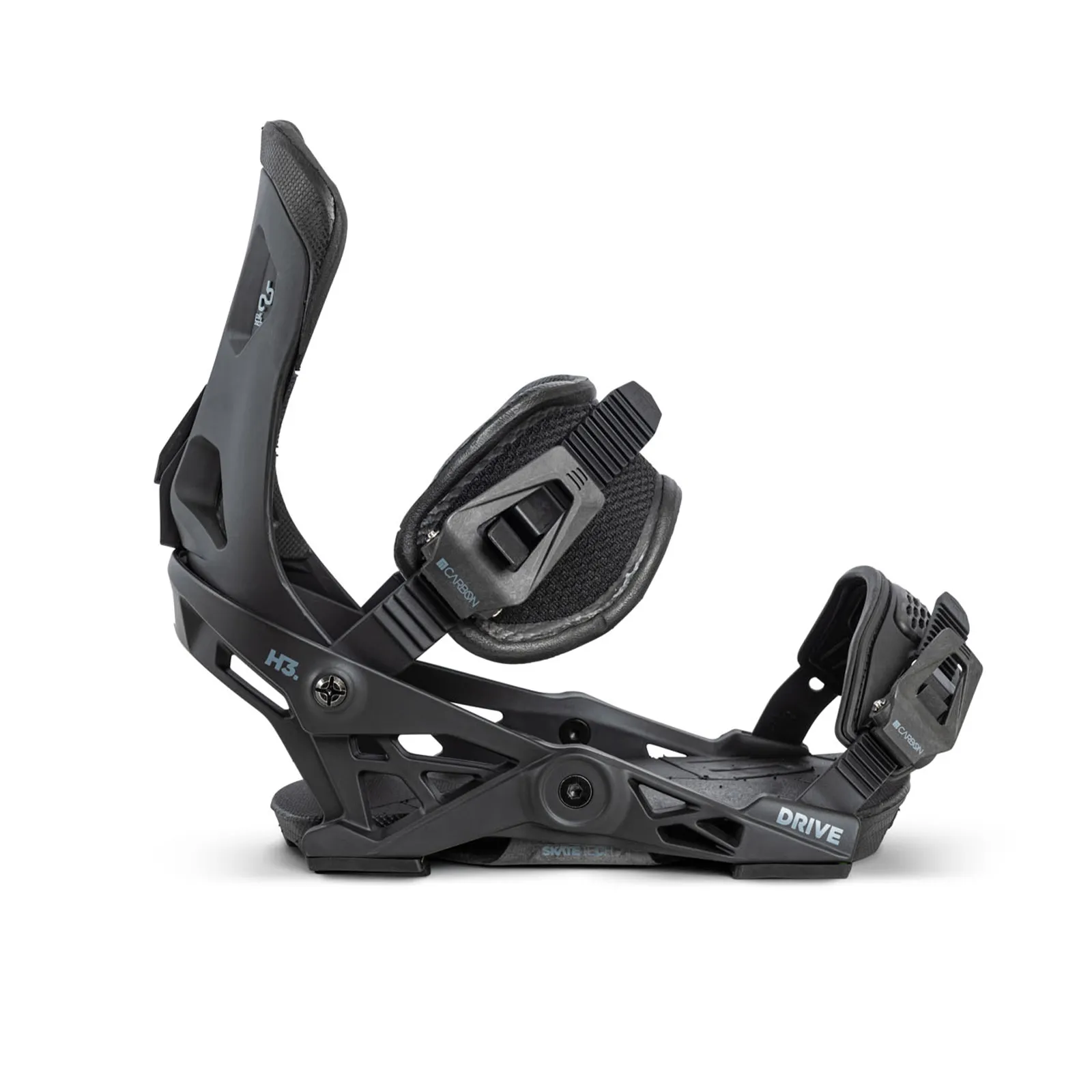 Now Drive Mens Snowboard Bindings Black