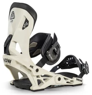 Now Drive Mens Snowboard Bindings Light Grey