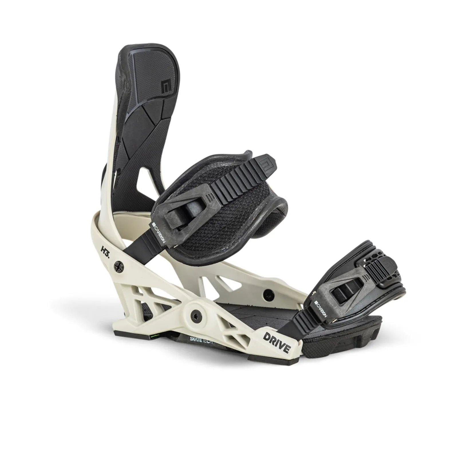 Now Drive Mens Snowboard Bindings Light Grey