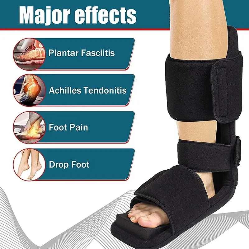 OCW Night Splint For Plantar Fasciitis Orthopedic Breathable Immobilizer Stretch For Foot Pain