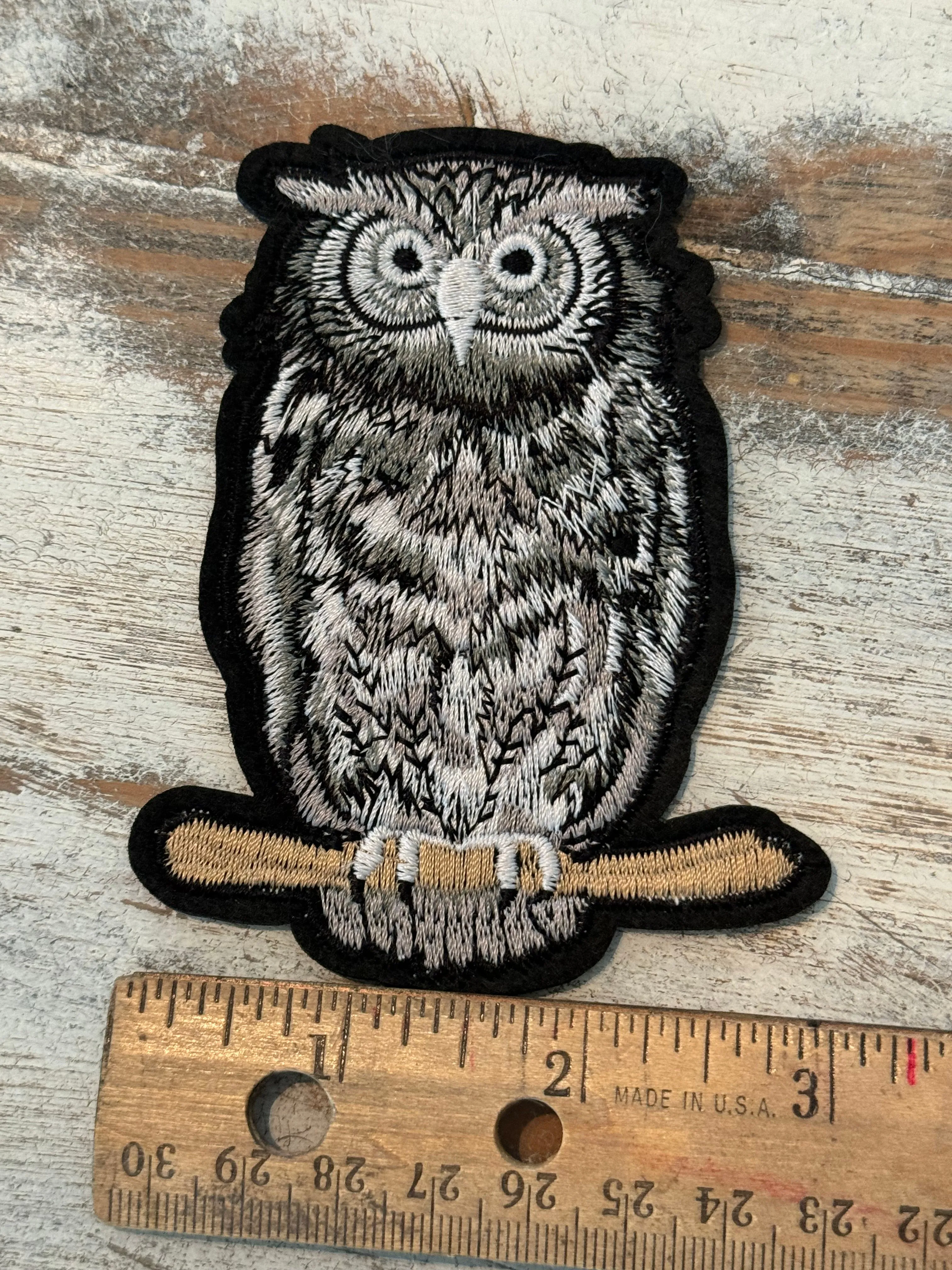 Owl Iron On Patch