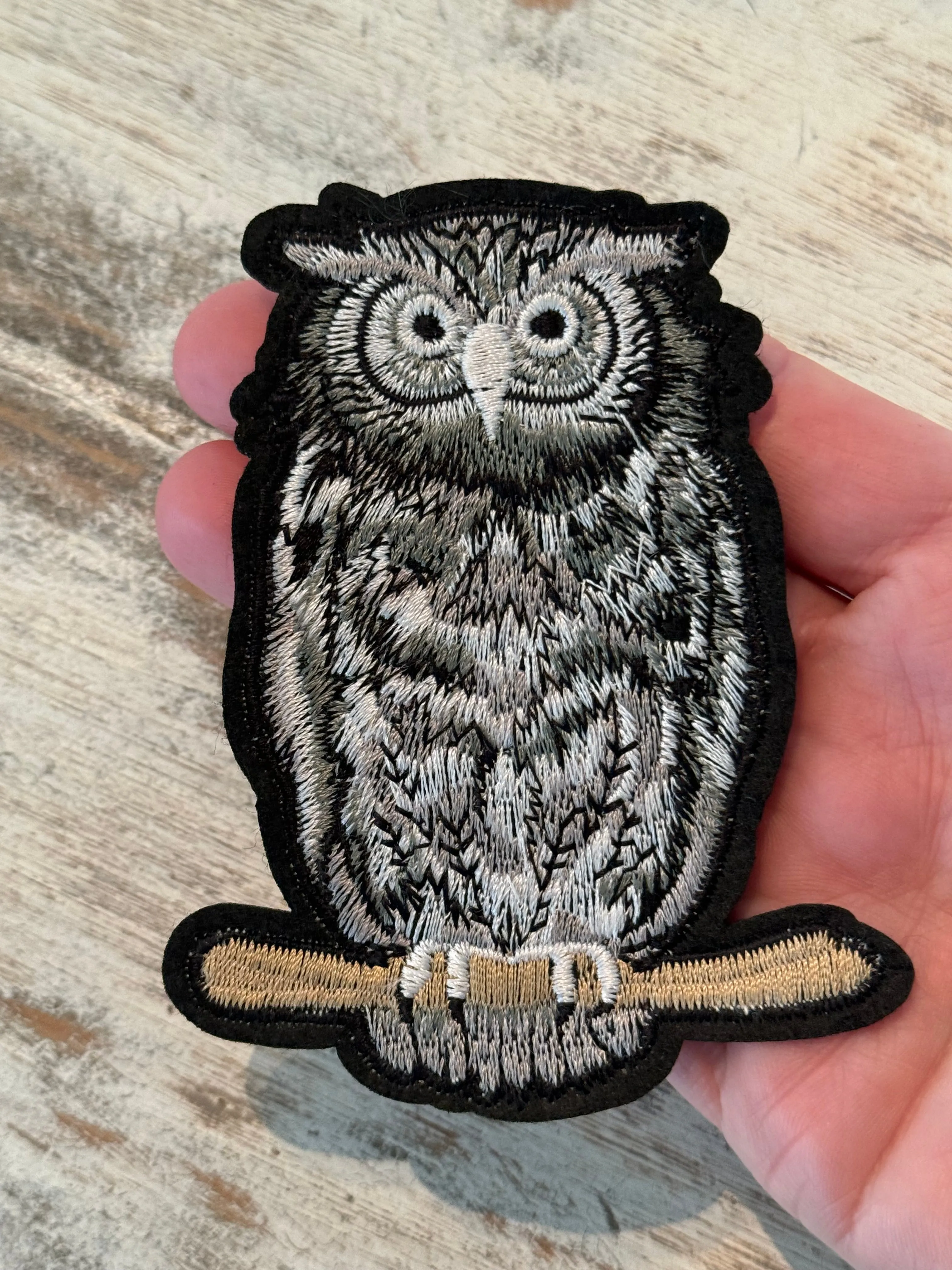 Owl Iron On Patch