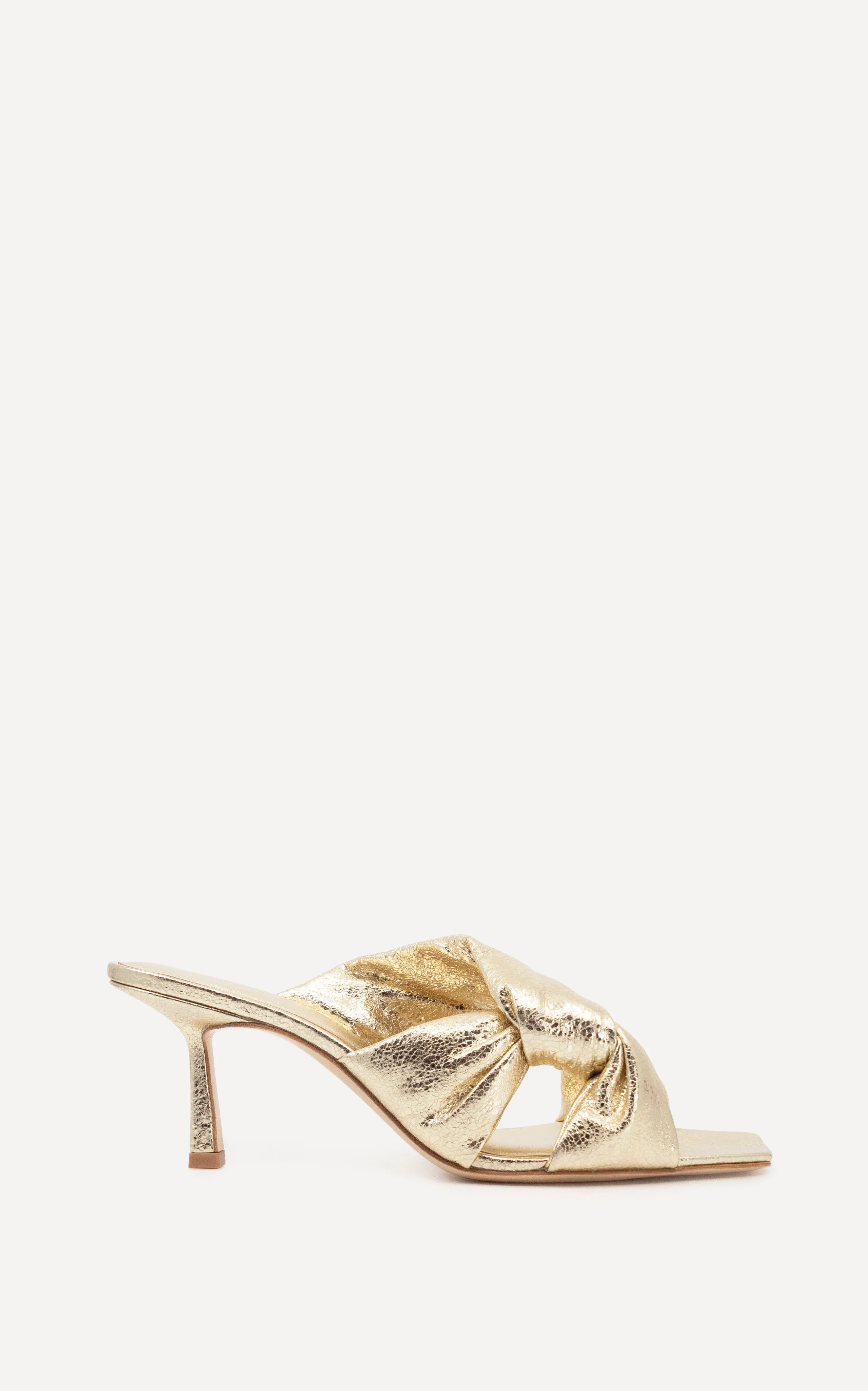 Pillow Loop 70 Heel | Gold