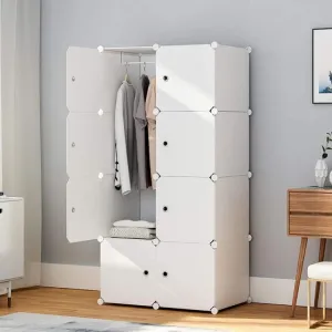 Portable Wardrobe | Extra Deep White