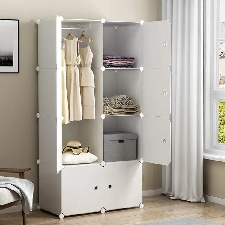 Portable Wardrobe | Extra Deep White