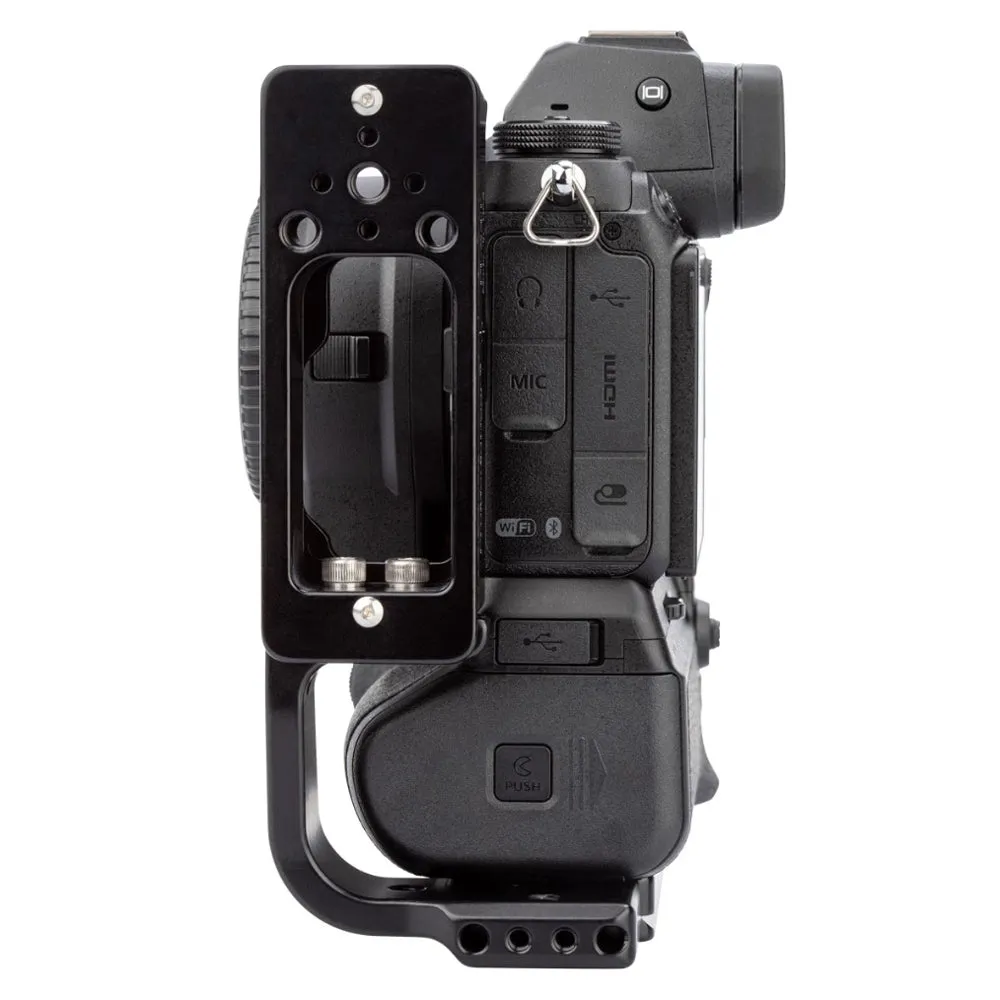 ProMediaGear PLNMBN11 L-Bracket plate for Nikon Z6 Mark II and Z7 Mark II with MB-N11 Battery Grip Arca-Type