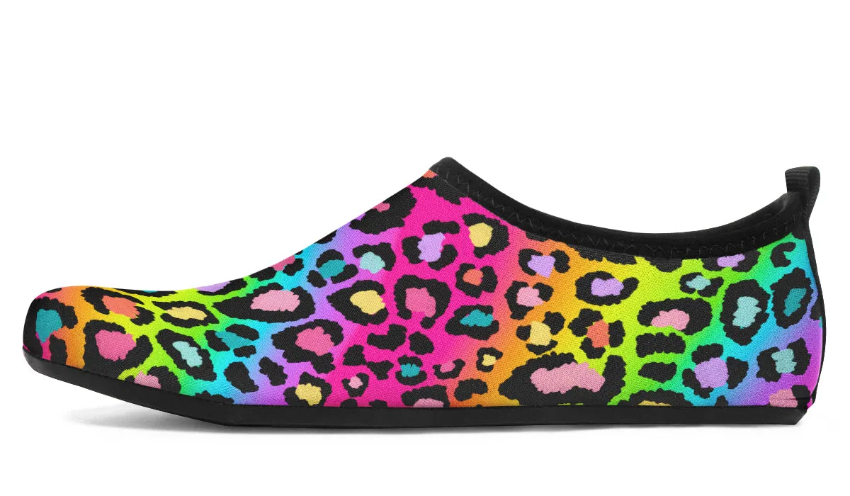 Rainbow Leopard Water Shoes