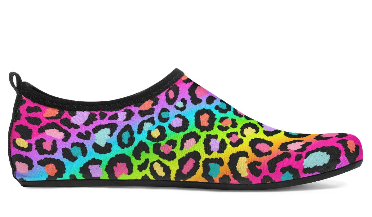 Rainbow Leopard Water Shoes