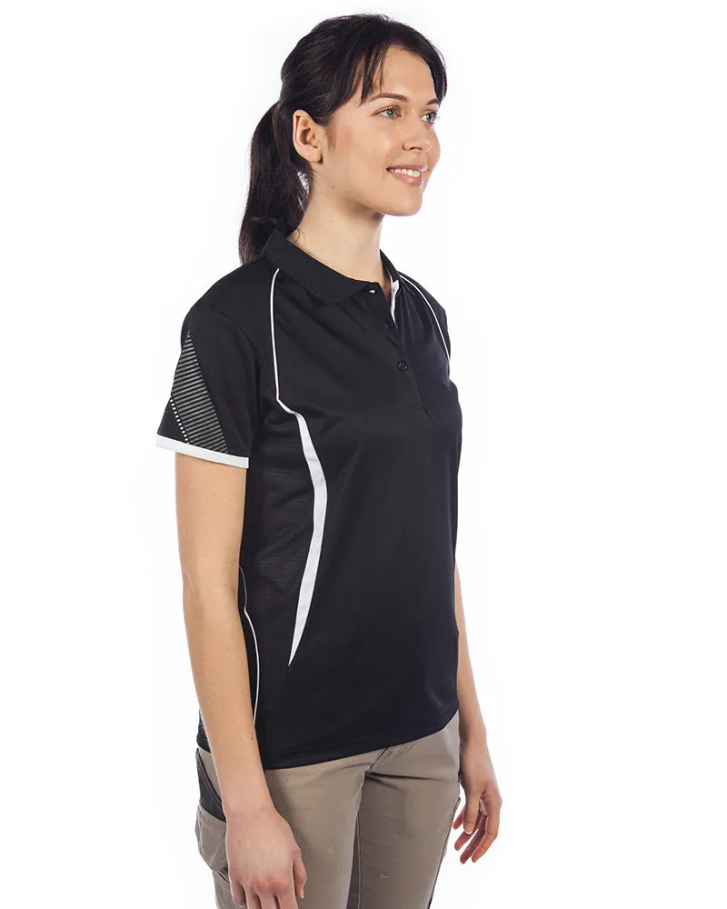 Razor Ladies Polo - Black/White