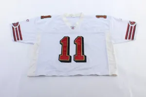 Reebok Embroidered Logo San Francisco 49ers Alex Smith Cropped Jersey