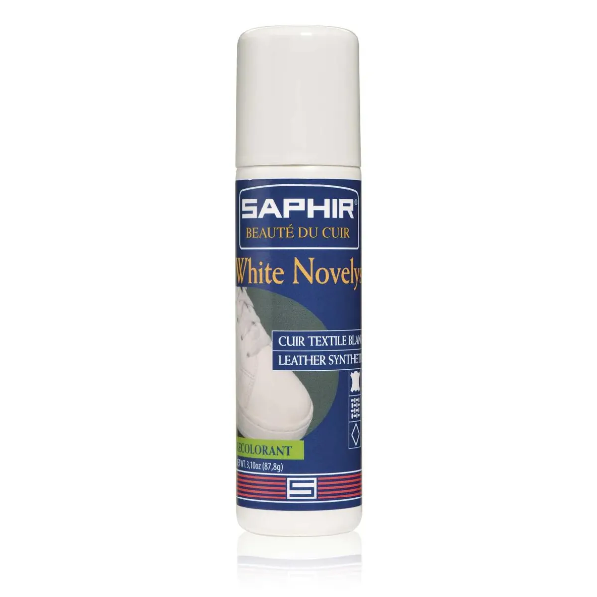 Saphir Novelys Sports White with Applicator 75ml