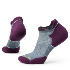 Smartwool Women's Run Targeted Cushion Low Ankle Socks / Pewter Blue