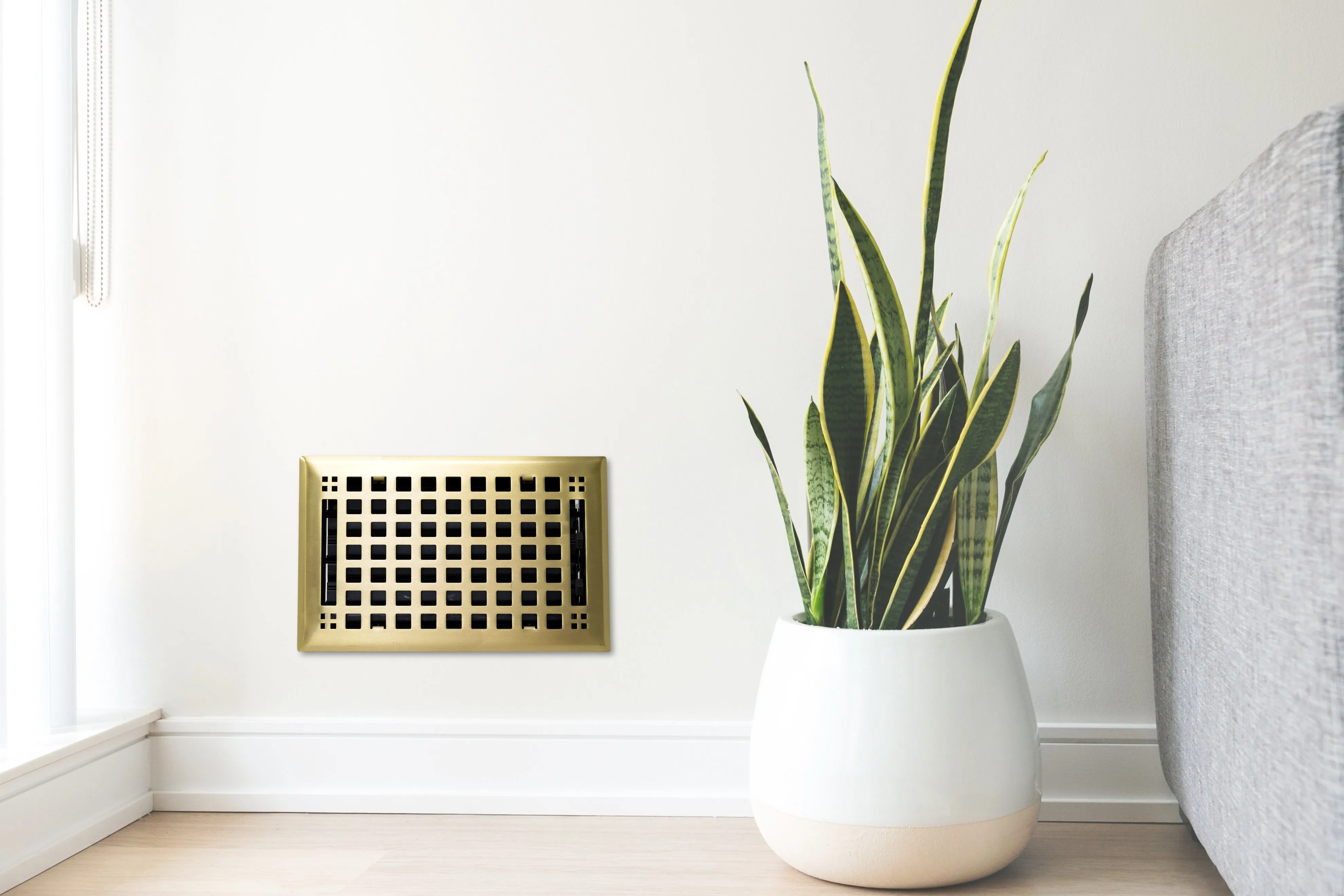 Steel Artisan Vent Covers - Brushed Brass