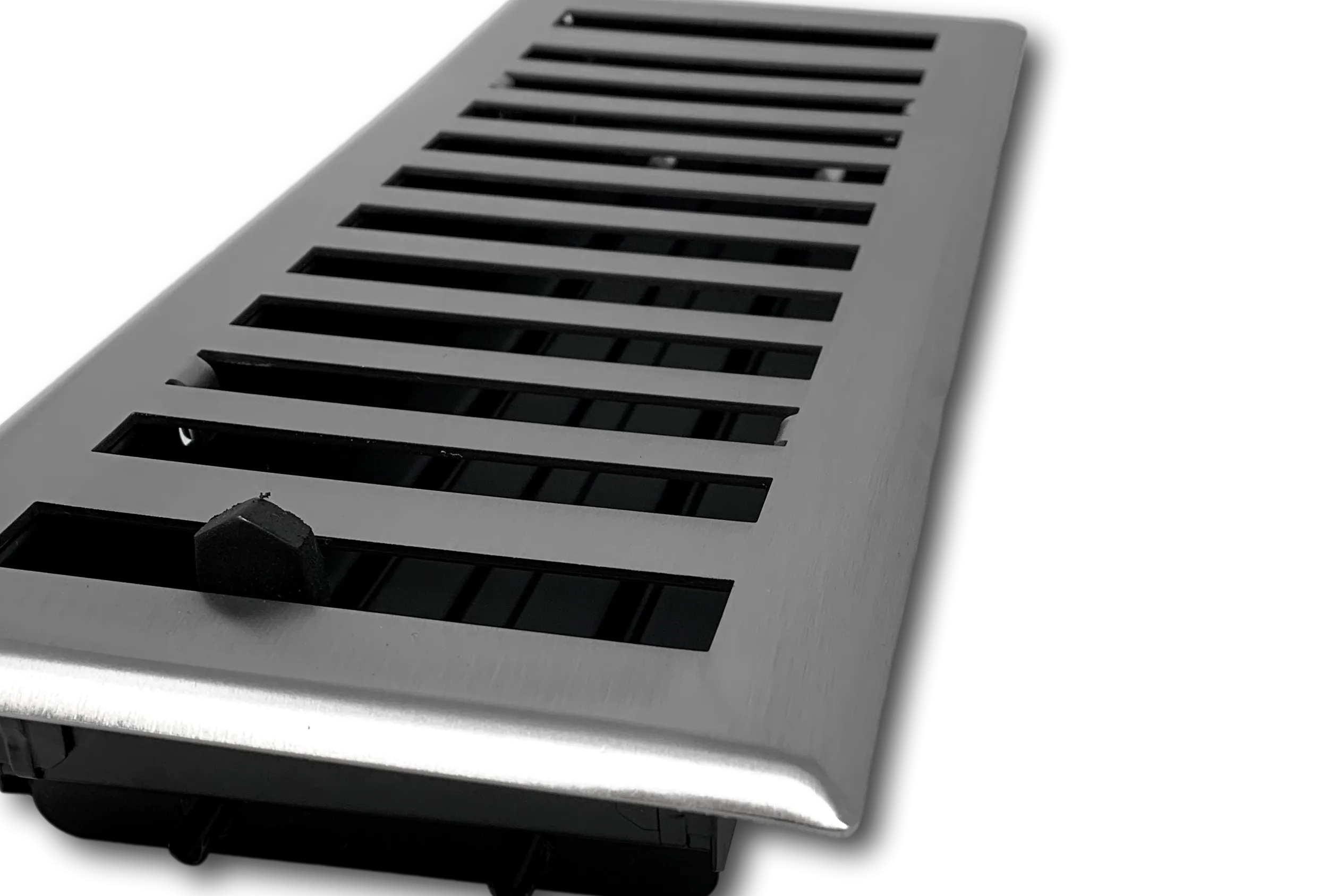 Steel Modern Chic Vent Covers - Brushed Nickel