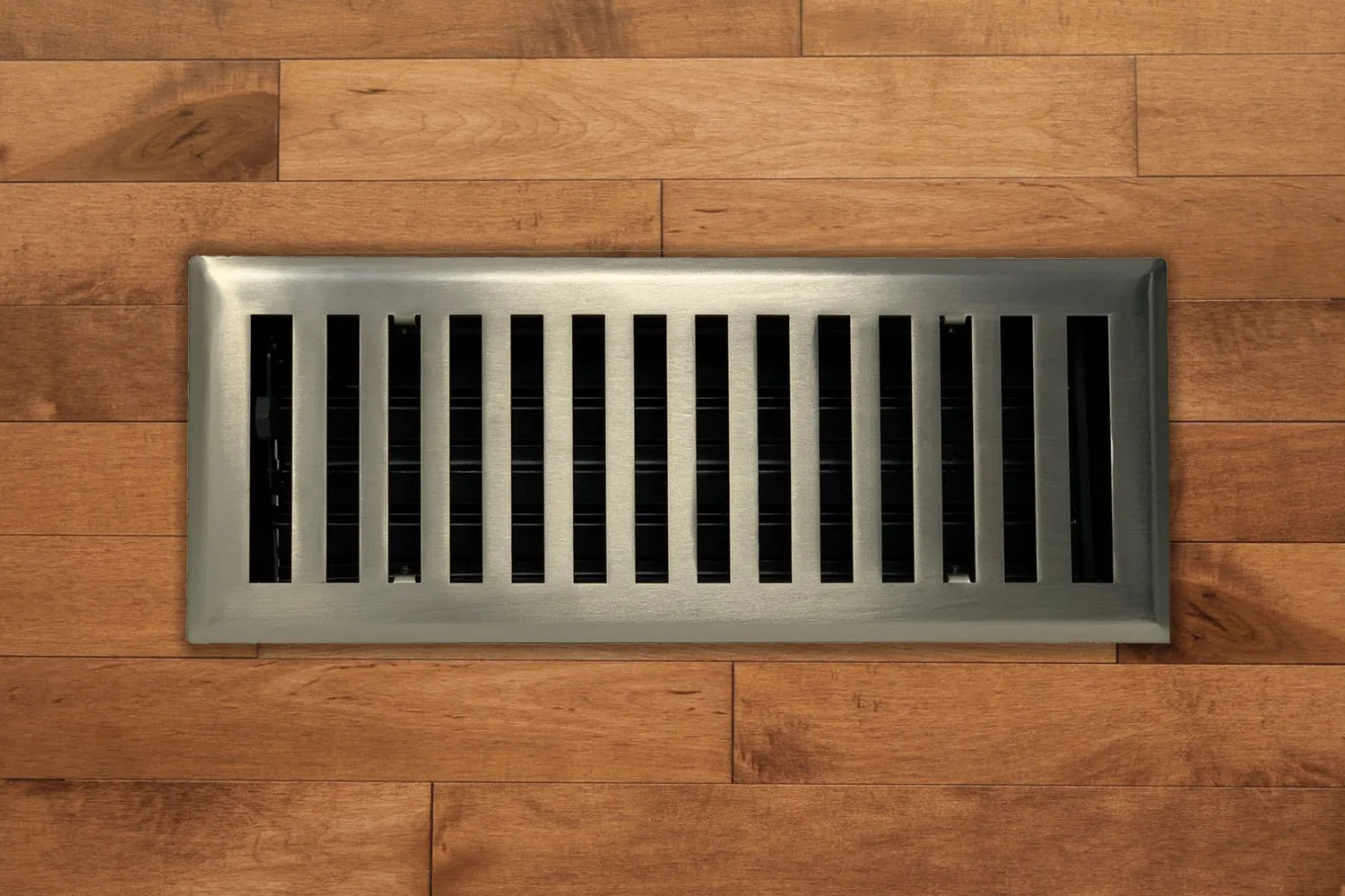 Steel Modern Chic Vent Covers - Brushed Nickel