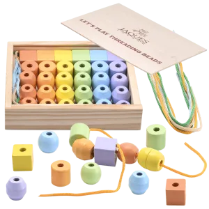 Threading Beads - Threading Beads for Kids