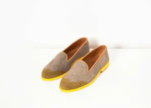 Wingtip Loafer in Yellow