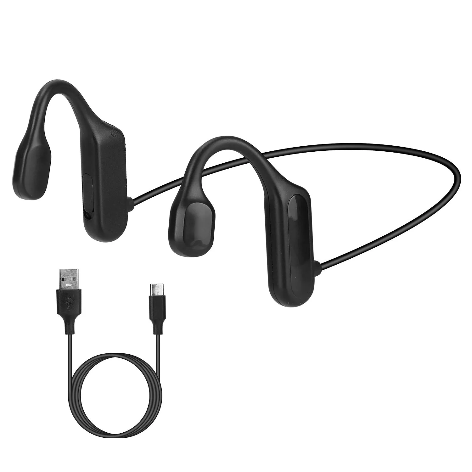 Wireless Bone Conduction Headphones V5.1, Open-Ear, Sweat-proof, with Mic