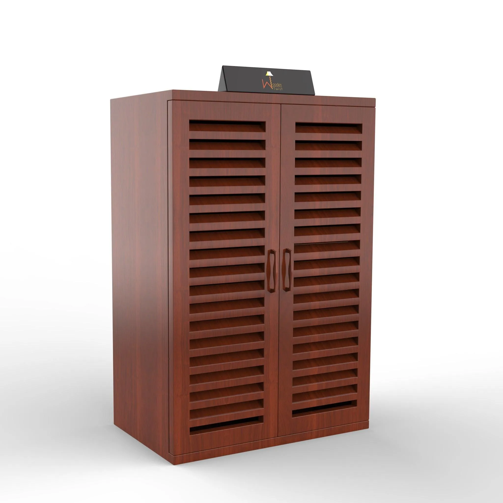 Wooden Shoe Rack Cabinet In Teak Wood