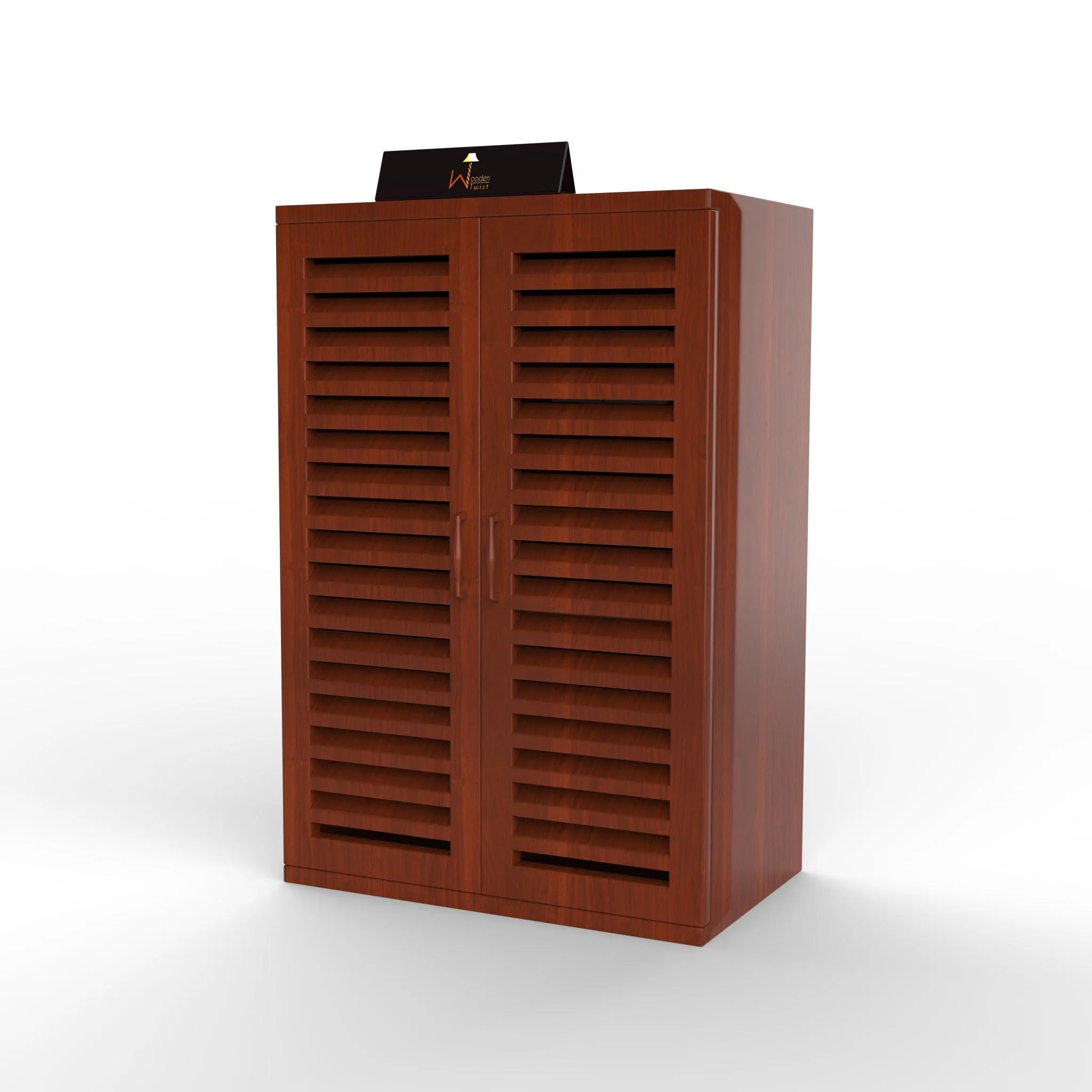 Wooden Shoe Rack Cabinet In Teak Wood