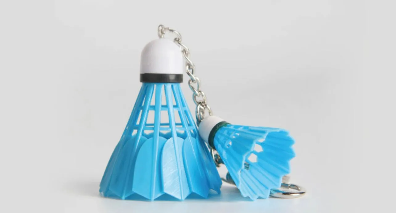 Yumo Creative - Shuttlecock Duet keychain