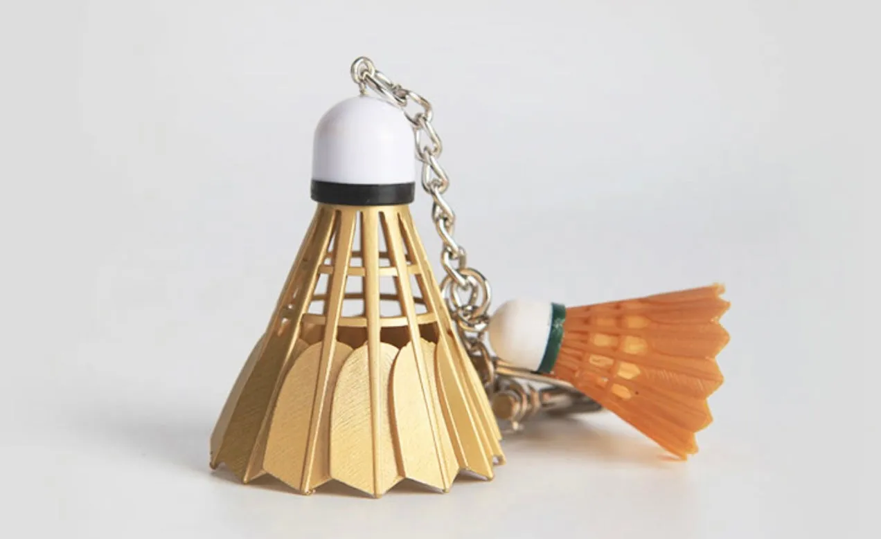 Yumo Creative - Shuttlecock Duet keychain