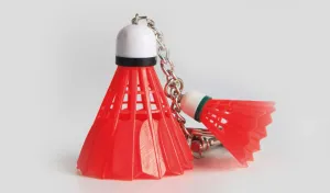 Yumo Creative - Shuttlecock Duet keychain